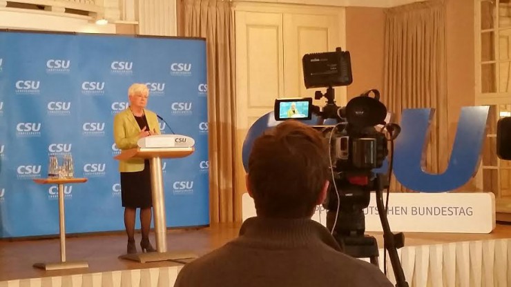 Gerade Hasselfeldt auf der abschließenden Pressekonferenz in Wildbad Kreuth 