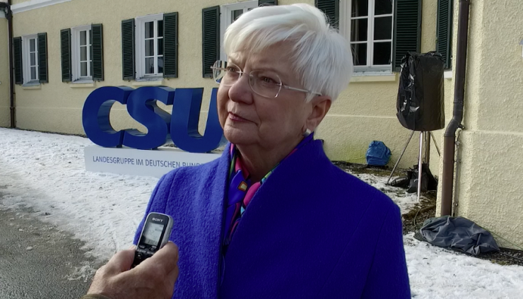 Gerda Hasselfeldt heute im TS-Interview in Wildbad Kreuth / Quelle: Felix Wolf