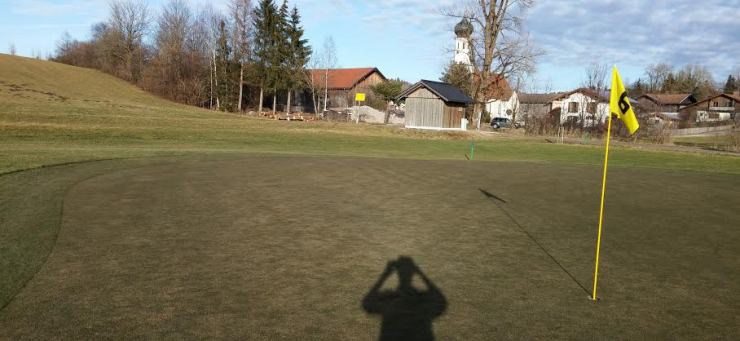 So sah es den gesamten Dezember auf den Golfplätzen im Umkreis aus ... 