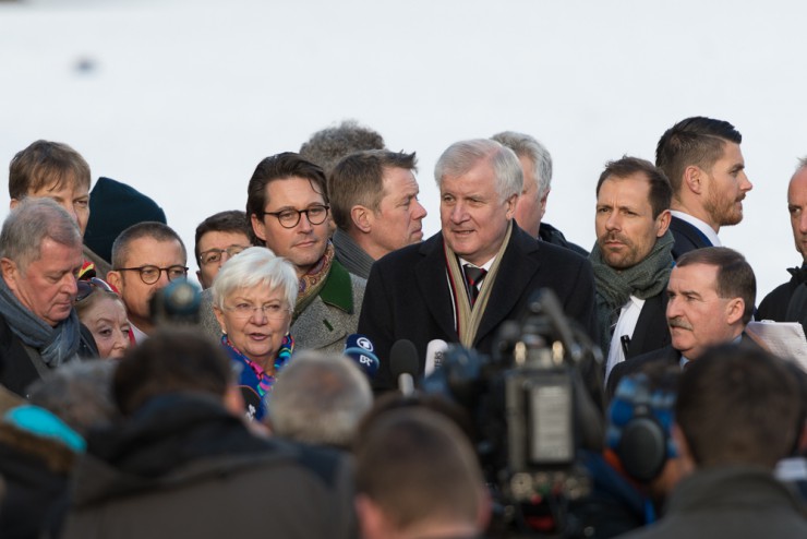 Horst Seehofer CSU Klausurtagung Kreuth