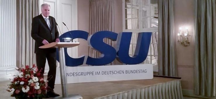 Horst Seehofer auf dem Festakt der CSU-Klausurtagung in Wildbad Kreuth 