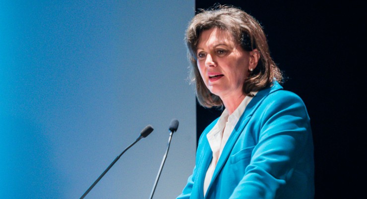 Ilse Aigner auf dem Ludwig-Erhard-Gipfel im Seeforum Rottach-Egern  