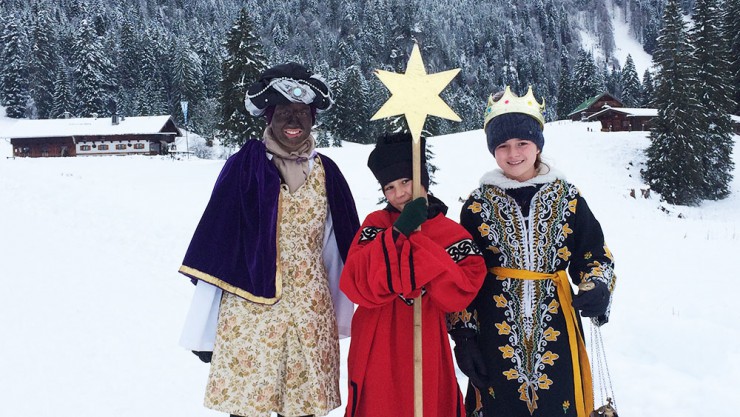 Überall im Tal sind Sternsinger unterwegs - auch auf der Schwarzen Tenn.