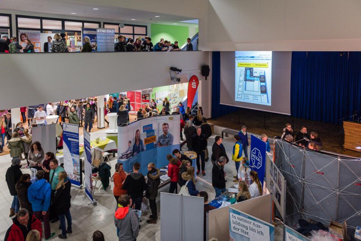 Gut besucht: der Berufsinformationsabend der Realschule Gmund.
