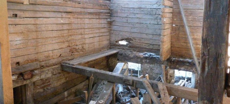 Die Böden im Stall waren schon durchgefault