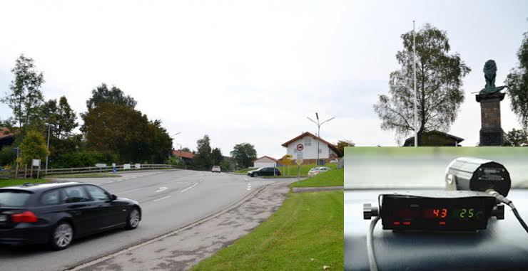 Hier heißt es ab morgen: Fuß vom Gas...