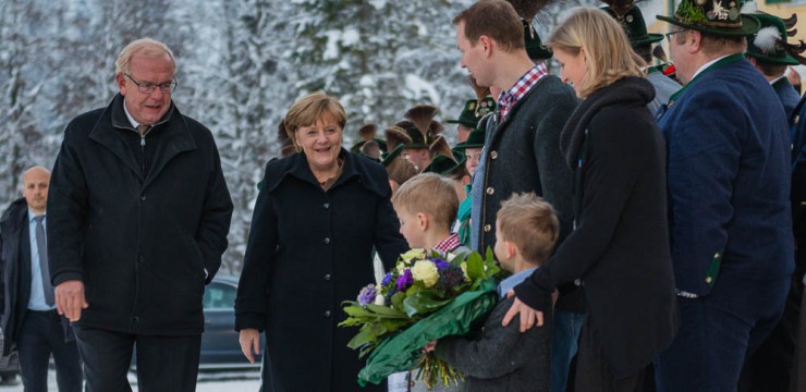 Merkel Trachtler CSU Kreuth Head