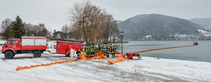 Oel Tegernsee Wiessee Feuerwehr Seepromenade-9