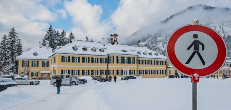 Auch heute war Wildbad Kreuth wieder eine Sperrzone.