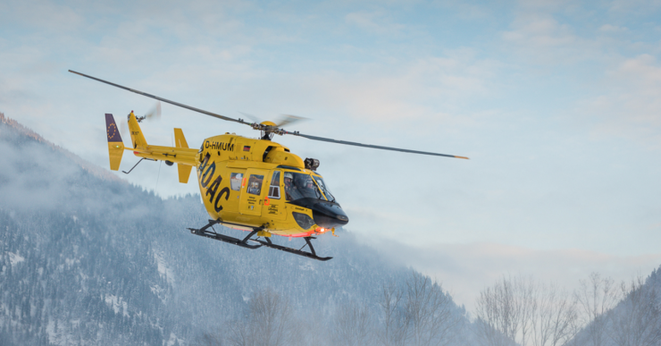  Gestern war der Rettungshubschrauber am Spitzing erneut im Einsatz / Archivbild