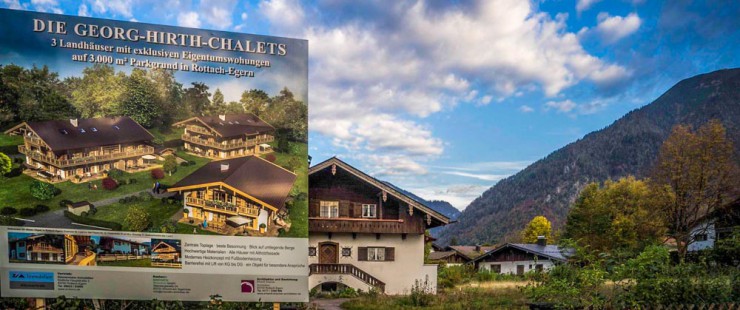 Ein Archivbild von Luxus-Chalets in Rottach-Egern /  Bild: Dietmar Denger